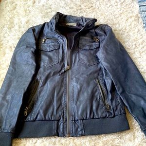 Faux leather jacket